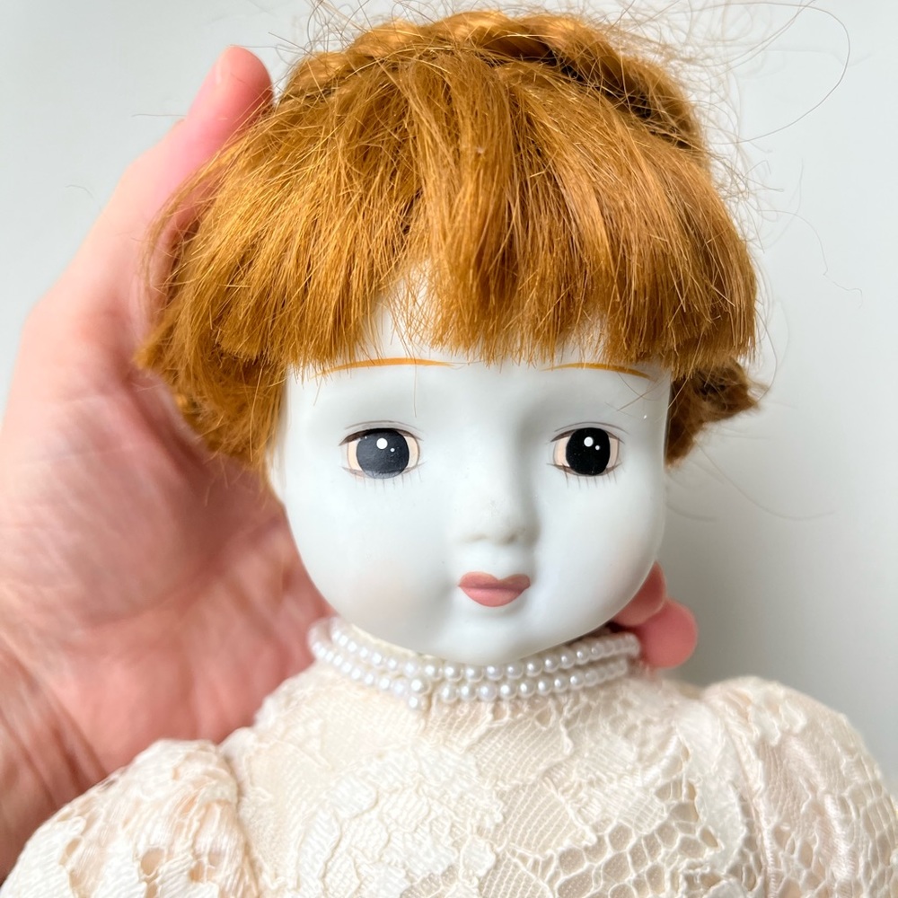 Vintage porcelain doll
